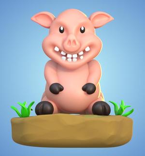 Hayday Pig Fanart
