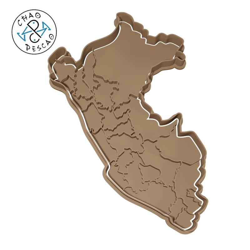 Regions of Perú - Cookie Cutter - Fondant - Polymer Clay