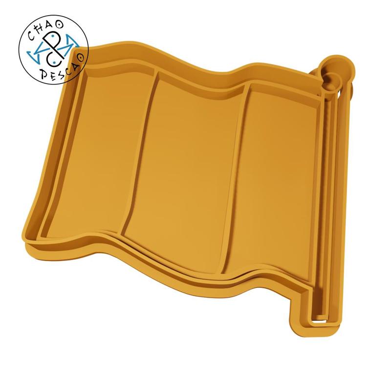 Irish Flag - Cookie Cutter - Fondant - Polymer Clay