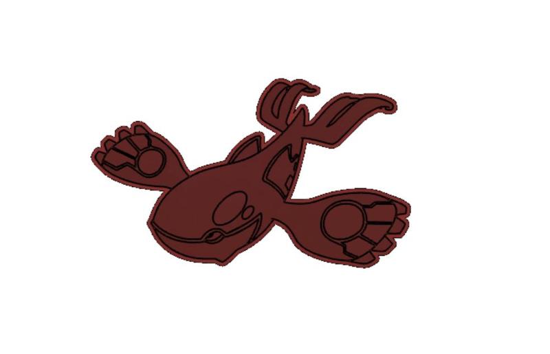 Pokémon cookie cutter -KYOGRE-