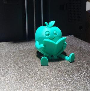 Flexi Apple Reading Buddy – Book Lover Figurine