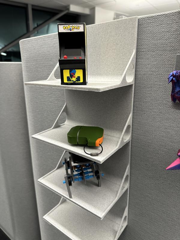 stackable shelves for office cubical