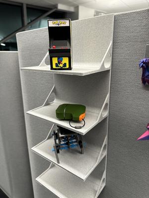 stackable shelves for office cubical