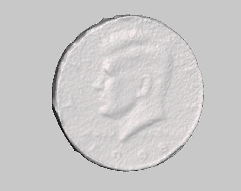 Kennedy 50 Cent Coin, NextEngine Scan