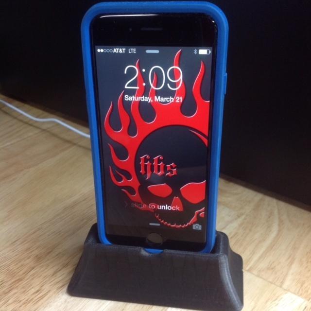 iPhone 6 with Pelican ProGear Protector Case Charging Dock