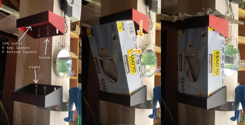 Wall Mount Glove Box System