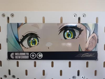 Zenless Zone Zero Chabaidao Collaboration Holographic Ticket Pegboard Fixed Hook