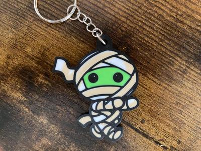 3D Printed Mummy Keychain