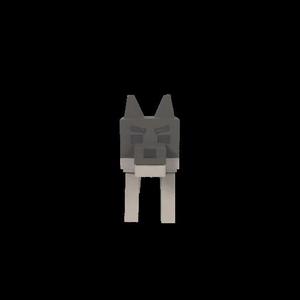 3D Wolf Figure – 99 Nights in the Roblox Forest