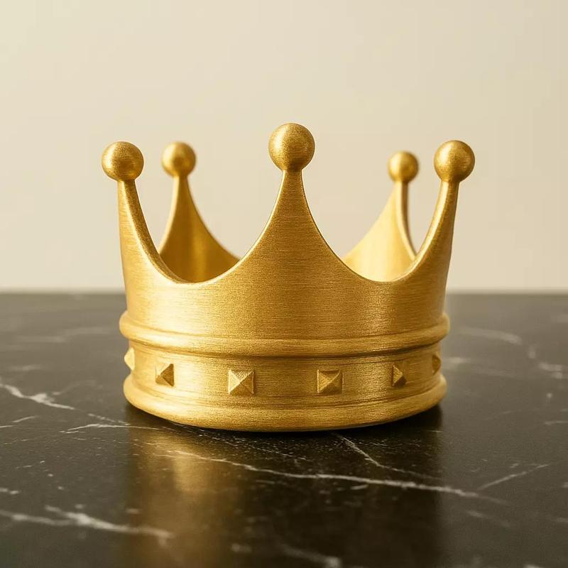 3D Crown - Gold Crown - Queen - King - Princess - Prince