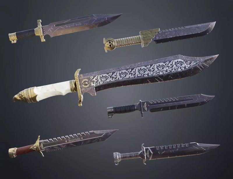 Space Marine Combat Knife Pack