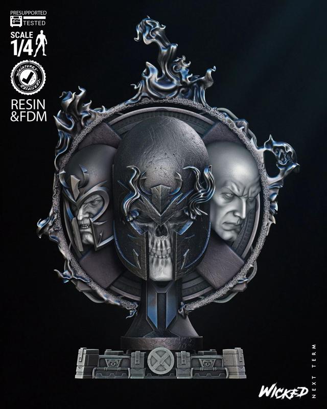 Wicked Marvel Onslaugh Bust Wall