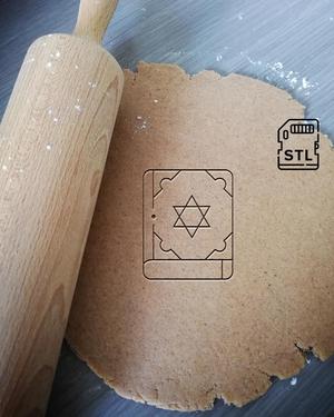 Tora Book Cookie Cutter