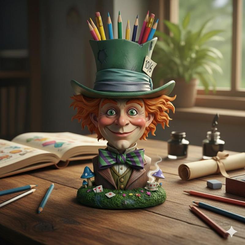 Mad Hatter Pencil Holder 🎩✨