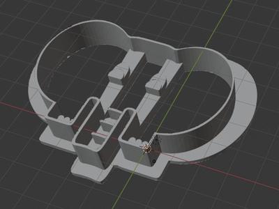 Cookie cutter elephant cookie maker