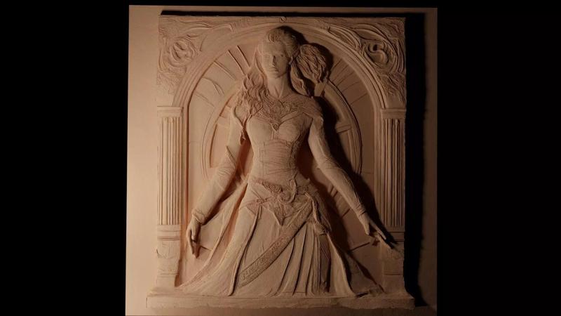 Egwene CNC 3d Print High Relief Sand Casting