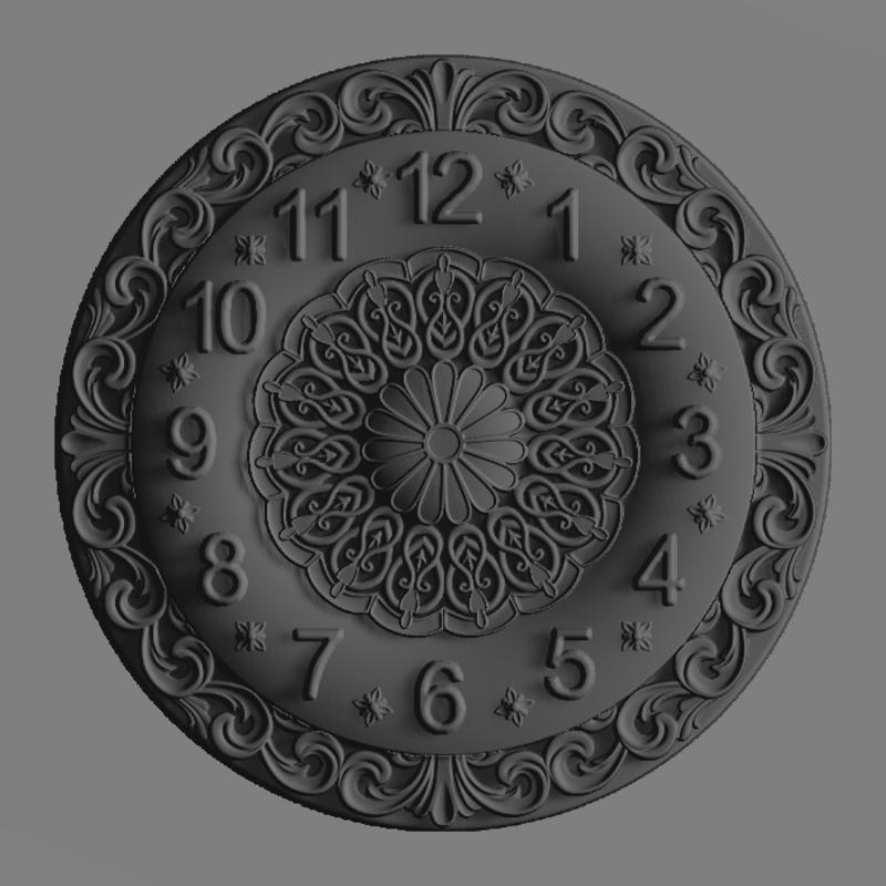 clock cnc design