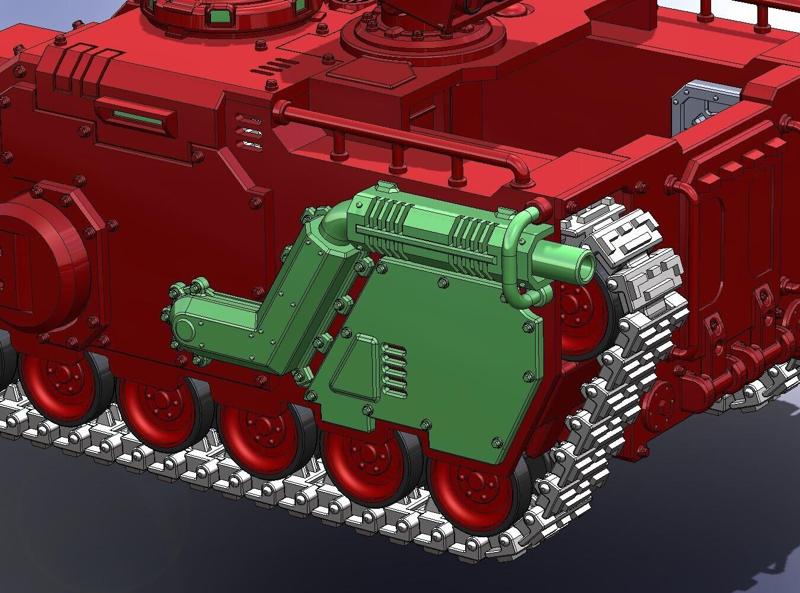 Side Facelift for Tracked Impulsor 28mm