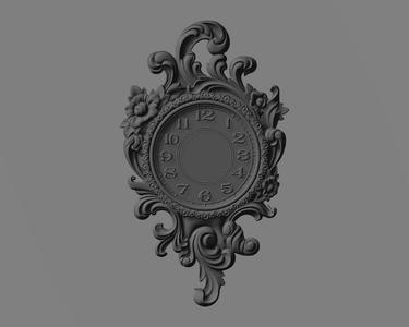 flower clock cnc design