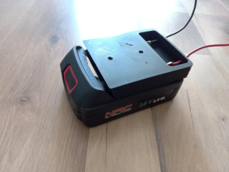 NAC 18V battery adapter hanger New American Concept