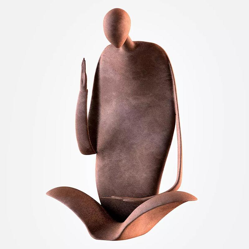 Buddha wooden sculpture