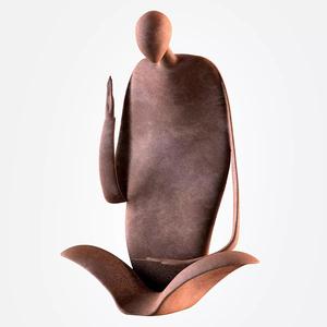 Buddha wooden sculpture