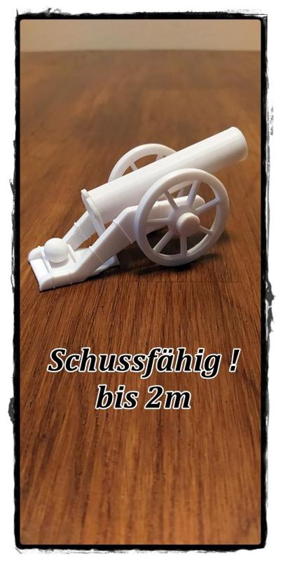 Cannon, gun, capable of shooting