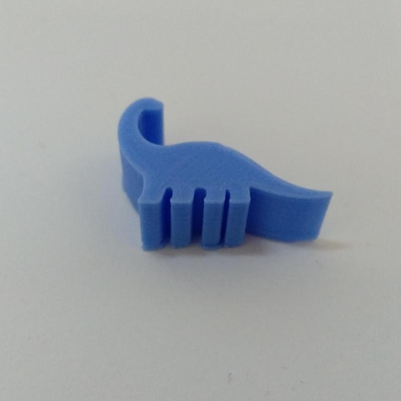 Diplodocus Meeple Silhouette – 3D Printable Game Token