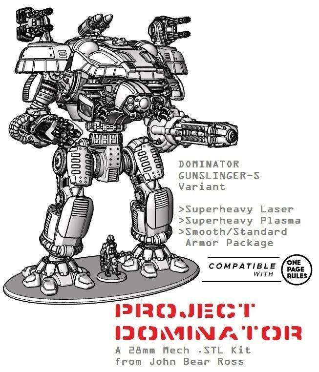 Project Dominator: Gunslinger-S (Superheavy Laser/Plasma/Smooth Armor)