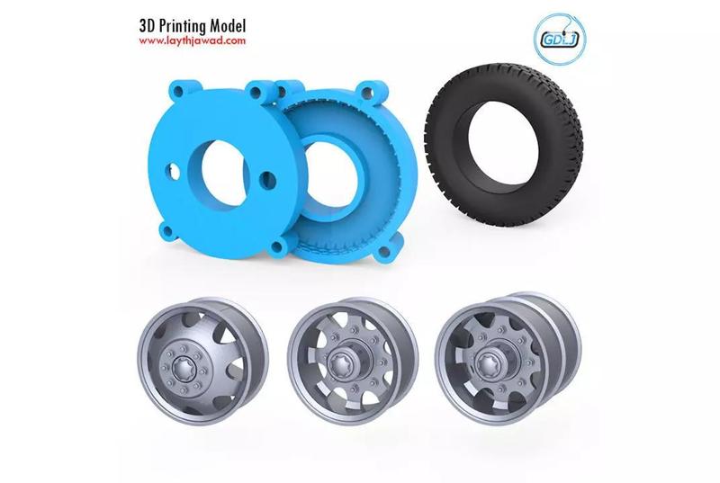 Truck Tire Mold With 3 Wheels