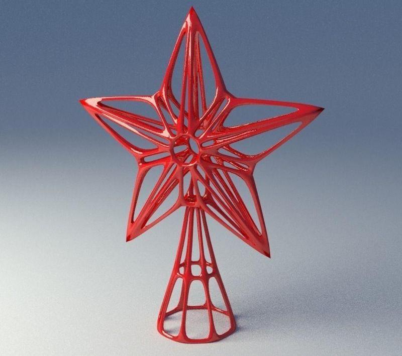 Christmas-tree star decoration