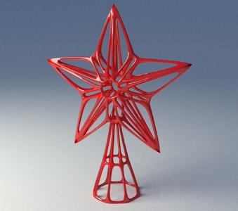Christmas-tree star decoration