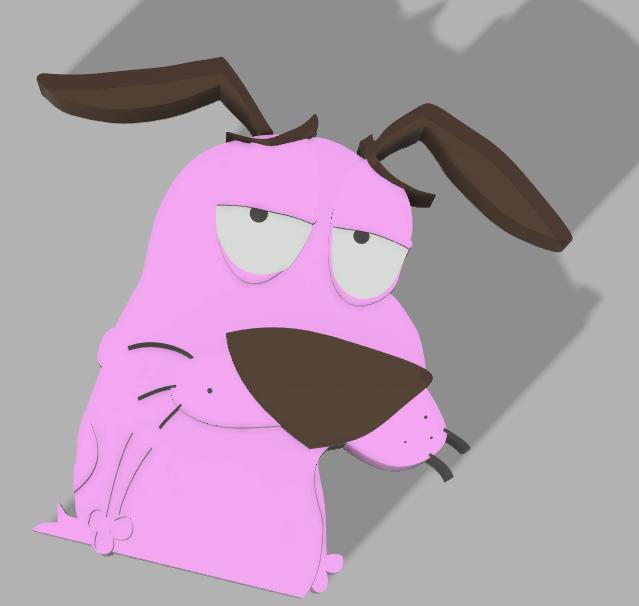 LION THE COWARDLY DOG