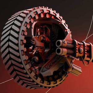 Doom Wheel (Sci Fi Resin Miniature)