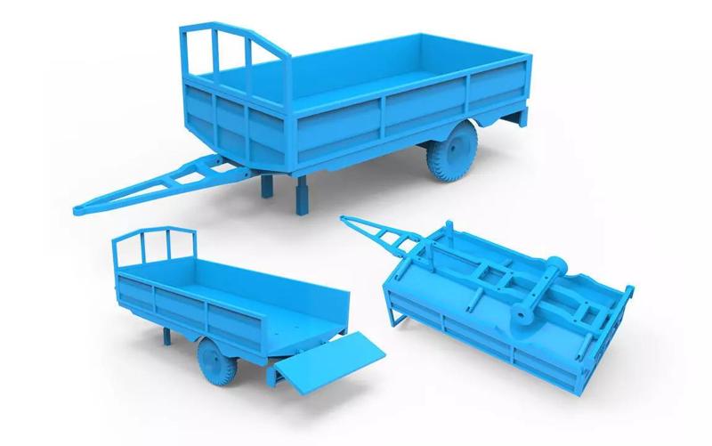 Trailer plastic toy