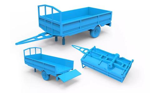 Trailer plastic toy