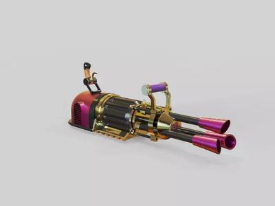 League of Legends Jinx Minigun Pow-Pow