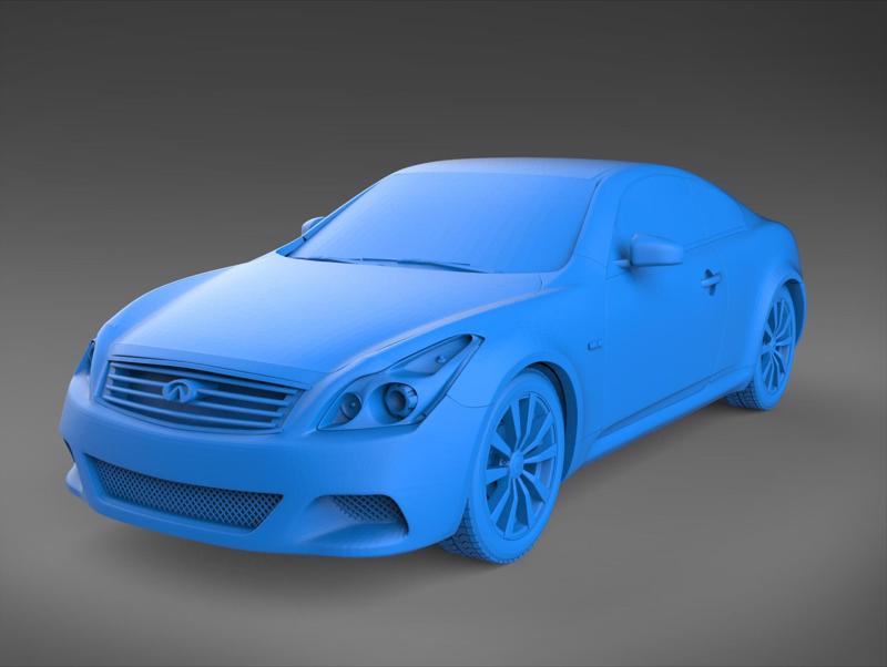 INFINITY G37 COUPE 2009 STL PRINTABLE INFINITI