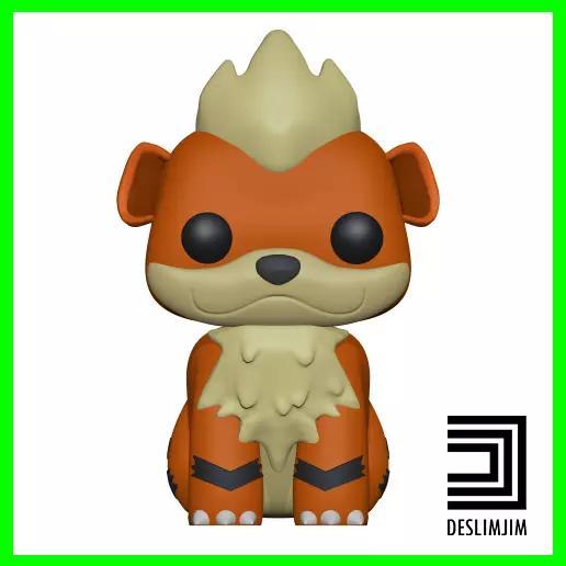 Growlithe Pokemon Nintendo Pokeball Funko Pop