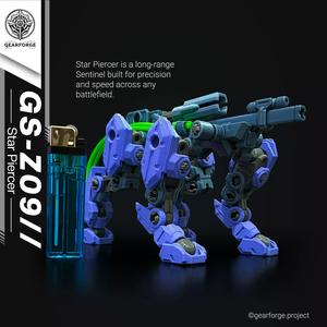 GS-Z09 Star Piercer - Modular 3D-Printed Mecha 18cm