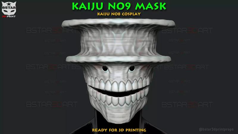 Kaiju No 9 Mask - Kaiju No8 Anime Cosplay