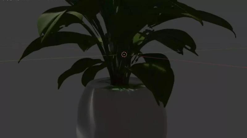 3D Natural-Look Interior Decor Vase