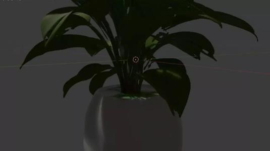 3D Natural-Look Interior Decor Vase