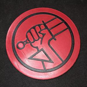 Hellboy BPRD Logo Coaster