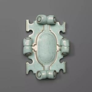 Center chinese celadon wall plaque