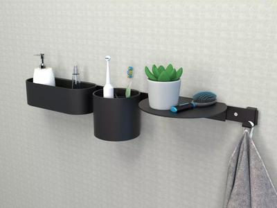 Modular Bathroom Shelf Organizer