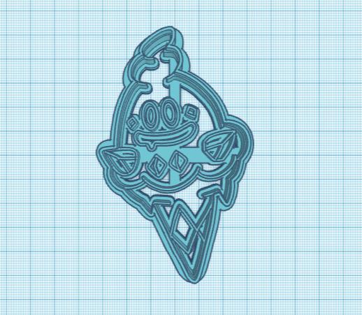 Pokemon: Vanillish Cookie Cutter