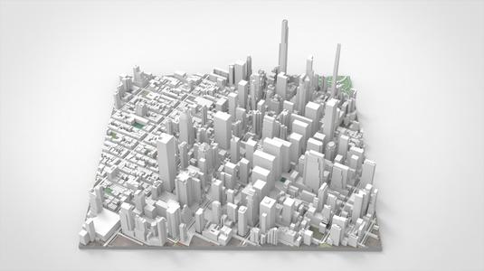 Cityscape New York USA fragment city