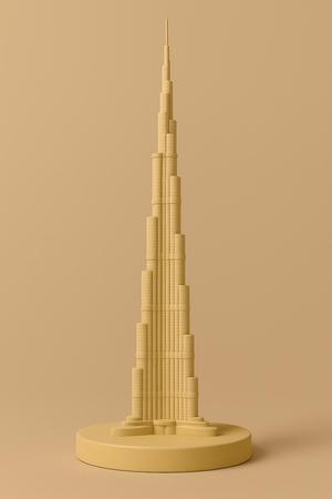 Burj Khalifa - 3D Printable World’s Tallest Skyscraper
