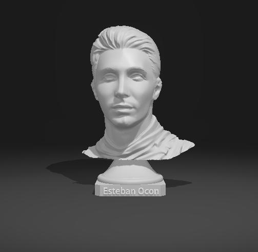 Esteban Ocon Premium Statue